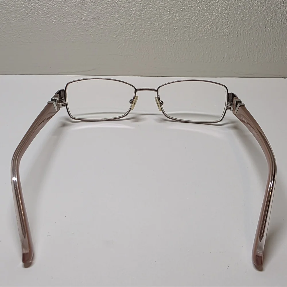Authentic Valentino V2102R 601 Crystal V Pink Eyeglass Frames 52-16-135 Italy